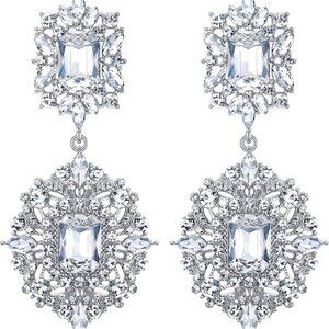 Women's Rhinestone Crystal Wedding Art Deco Vintage Style Gatsby Chandelier Dang